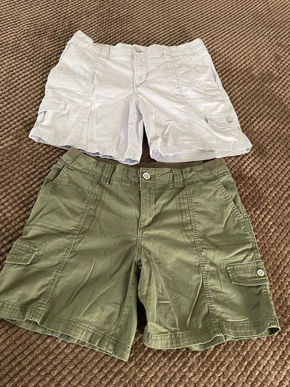 Style & Co Women's Cargo Shorts Lot of 2 Size 8